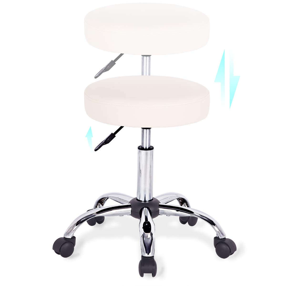 RollingStoolAdjustableStoolSwivelOfficeDeskStool Find Hydraulic