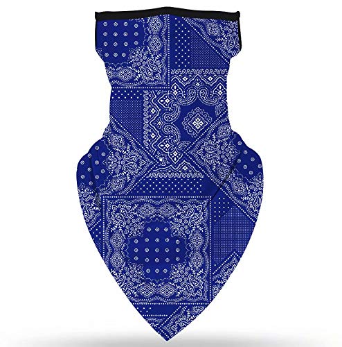 Bandana Face Mask Dust Wind,Neck Gaiter,Tube Mask,Face Scarf with Ear Loops for Men