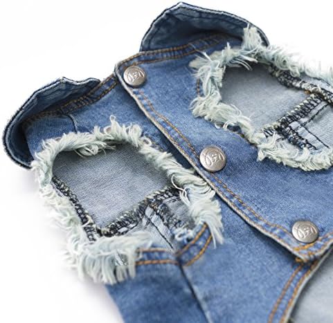 Designer Jean Jacket for Dogs by United Pups (Chill Pups, Small)