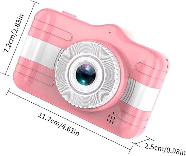 Childrens Digital Camera 3 5 inch Screen 1080P HD Video Camera Cute Cartoon Kid Gift Pink