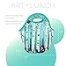 Artovida Artists Collective Insulated Neoprene Lunch Bag With - Design by Michelle Li Bothe (Germany) Birches - Washable Soft Lunch Tote for Work and Picnic - Classic
