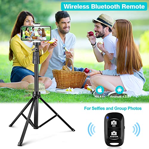 UBeesize 67" Phone Tripod&Selfie Stick, Camera Tripod Stand with