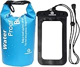 Freegrace Waterproof Dry Bag - Lightweight Dry Sack with Seals and Waterproof Case - Float on Water - Keeps Gear Dry for Kayaking, Beach, Rafting, Boating, Hiking, Camping and Fishing
