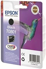 Epson T0801 Black Hummingbird Claria Photo HD Ink Cartridge for Stylus R265