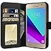 Galaxy Grand Prime Plus Case, Galaxy J2 Prime Case, TAURI [Kickstand] Wallet Leather with Card Pockets Protective Flip Cover For Samsung Galaxy J2 Prime / Grand Prime Plus - Black