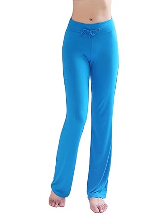 Hoerev Frauen Soft Modal Slimming Hose Yoga Hosen Pyjama-Hose