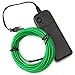 Zitrades EL Wire Portable with Battery Pack-15ft-Green