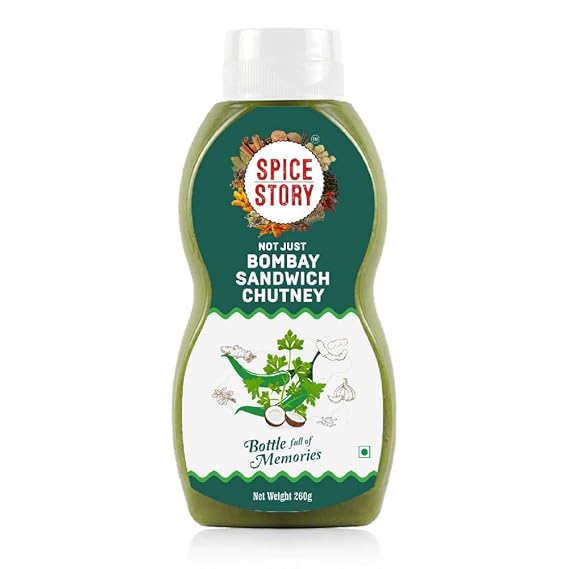 Spice Story Bombay Sandwich Chutney, Indian Homemade Style Sandwich Chutney Made with