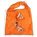 Aiduy 10pcs Fish Shopping Bags Colorful Foldable Bag Handle Bag Bags Reusable Eco Tote Bags (Random Color Sent)