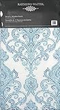 Raymond Waites Window Panels Draperies Curtains Set of 2 Elegant Blue Green Paisley Pattern on White 52 Inches by 96 Inches