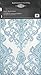 Raymond Waites Window Panels Draperies Curtains Set of 2 Elegant Blue Green Paisley Pattern on White 52 Inches by 96 Inches