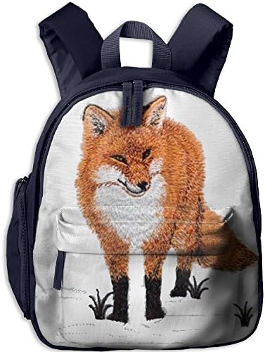 Red Fox Kid's Shoulder Backpack School Bag School Backpack Backpack For Teens Boys Girls Students