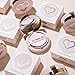 PRPL Heart Face Cushion - cover and glow cushion foundation, Korean make-up and skincare cosmetics (#21 Pure Ivory)