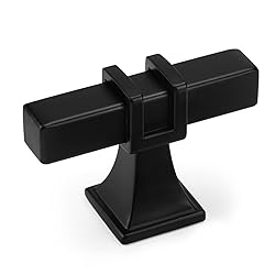 Lepatape 15 Pack Black Cabinet Knobs Black Knobs