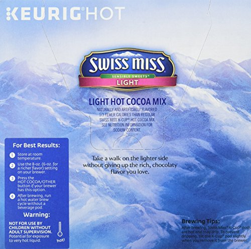 Swiss Miss Reduced Calorie Hot Cocoa K-Cups (16 Count) - Packaging May Vary
