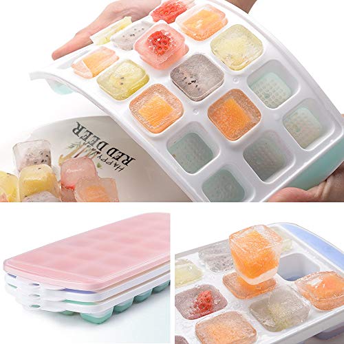 Eiswürfelformen silikon Eiswürfelformen(2 Stück/42 Fach) LFGB BPA Frei Flexiblen Kautschuk Eiswürfelform Für Bie Wein… – Bild 7