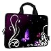 iColor 11 11.6 12 12.1 12.5 inch Laptop Carrying Bag Chromebook Case Notebook Ultrabook Bag Tablet Cover Neoprene Sleeve for MacBook Air Purple Butterfly