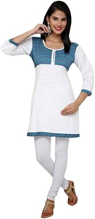 White kurti amazon Clearance