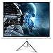 ELEPHAS M100-S Projector Screen with Stand, Portable 100 Inch 4: 3 Indoor & Outdoor Pull Down Projection Screen with Solid Connecting Knob & Tripod Stand (1.1 Gain, Wrinkle-Free)