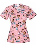 Mock Wrap Top (I Care For Pets;Large)