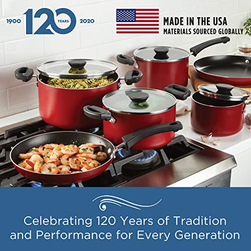 Farberware Neat Nest Space Saving Nonstick Saucepans/Pots and Pans Set