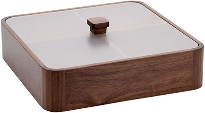 Cesta de Almacenamiento de Fruta en encimera Caja de fruta de madera, Madera de bambú 4