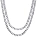 METALTREE98 Men's Hip Hop Lab Created Diamond 4 mm 2 Combo Set 20