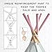Hippococo Teepee Tent for Kids: Large Sturdy Quality 5 Poles Play House Foldable Indoor Outdoor Tipi Tents, True White Canvas, Floor Mat, Pink Heart Accessory, Family Fun Crafts eBook Included (Pink)