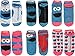 Sesame Street Cookie Monster Womens 6 pk Ankle Socks (One Size, Cookie Monster Multi)