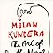 art    kundera milan  amazoncom books