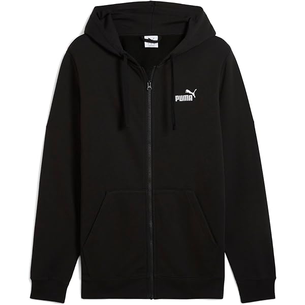 PUMA Mens Essentials Small Logo Fz Hoodie Fl Us Coats Jackets