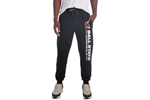 CAMPUS LAB Officially Licensed Jogger Sweatpants Unisex for Men & Women with Pockets Collegiate Team Logo Black Collection