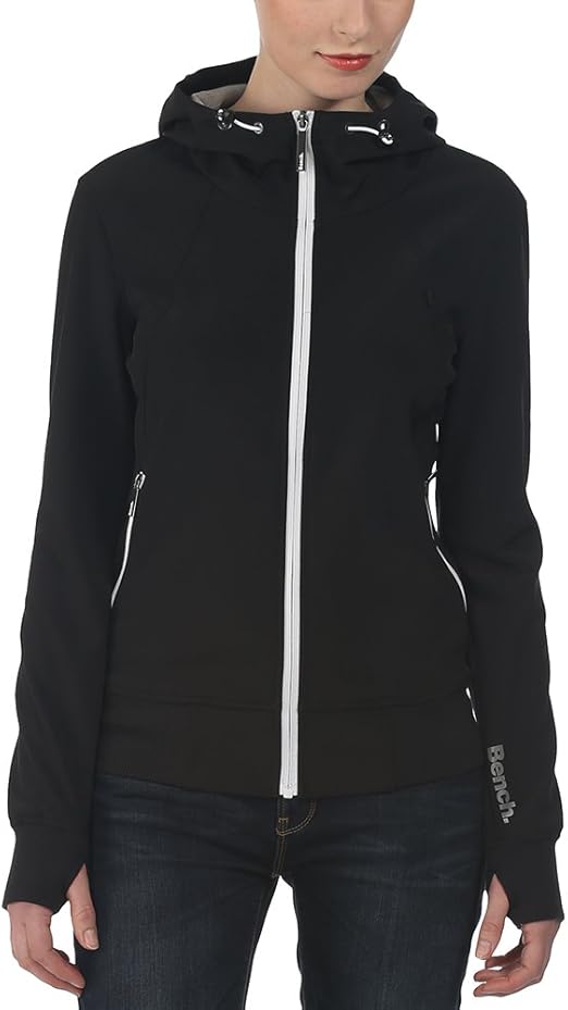 Bench Damen Jacke Jacke Garlick II schwarz (Jet Black) Large Amazon.de