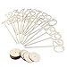 BestOffer Wedding Table Numbers 1-20 Wooden Table Numbers Party Card Holder Wood Centerpiece Banquet Set