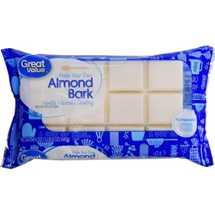Amazon Com Vanilla Almond Bark 24 Oz Segmented Bar Grocery