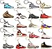(#AJ 20Pack) Basketball Sneakers Keychain Ringkey Concord Bred Color 2D Collection Value Pack