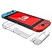 Nintendo Switch Case 3 Segment Design Mothca Transparent Clear Tablet Hard Case and Joy Con Cases Shock-Absorption and Anti-Scratch Protective Cover PC Slim Case Snug Fit Nintendo Switch(Clear)