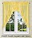 Ellis Curtain Stacey Sheer Tailored Tier Pair Curtains, 56