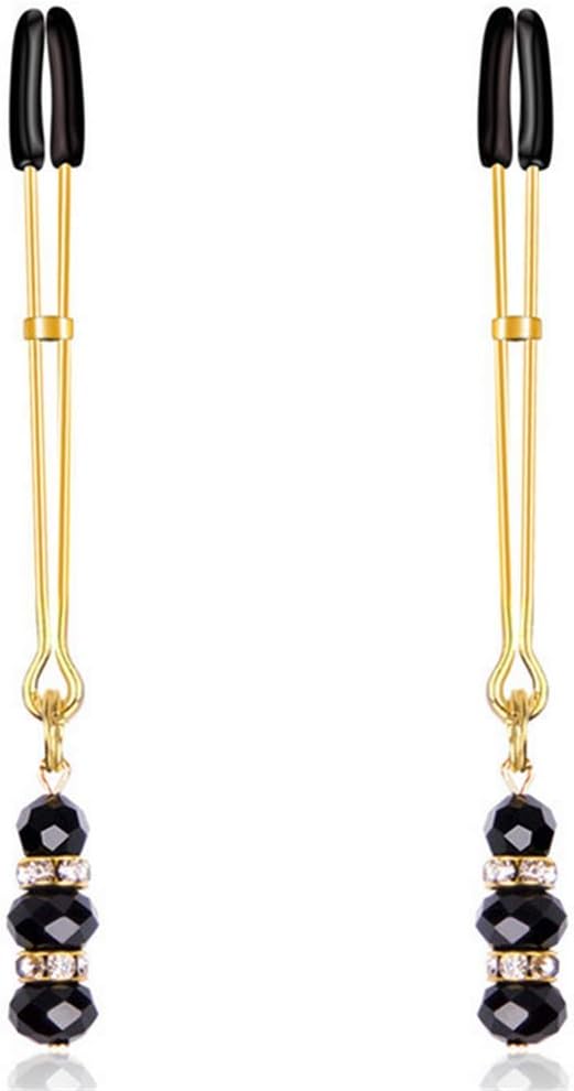 1Pair Metal Clamps Black Diamond Decorations Non Piercings Body Jewelry for Women