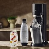 SodaStream Duo Sparkling Water Maker with 2x 1L Bottles Black view 2