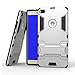 [Huawei P8 Case] Lantier [Perfect Fit] [Tire Design Skin] 2 In 1 Combo Rugged Dual Layer [Heavy Duty Case] Detachable Kickstand [Protective Shell] [Hard Case] for Huawei P8 Cover 5.2inch with Anti-Scratch, Anti-Slip Protection with Stylus Pen Silver