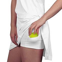 PCGAGA Women's Tennis Dress with Separate Shorts