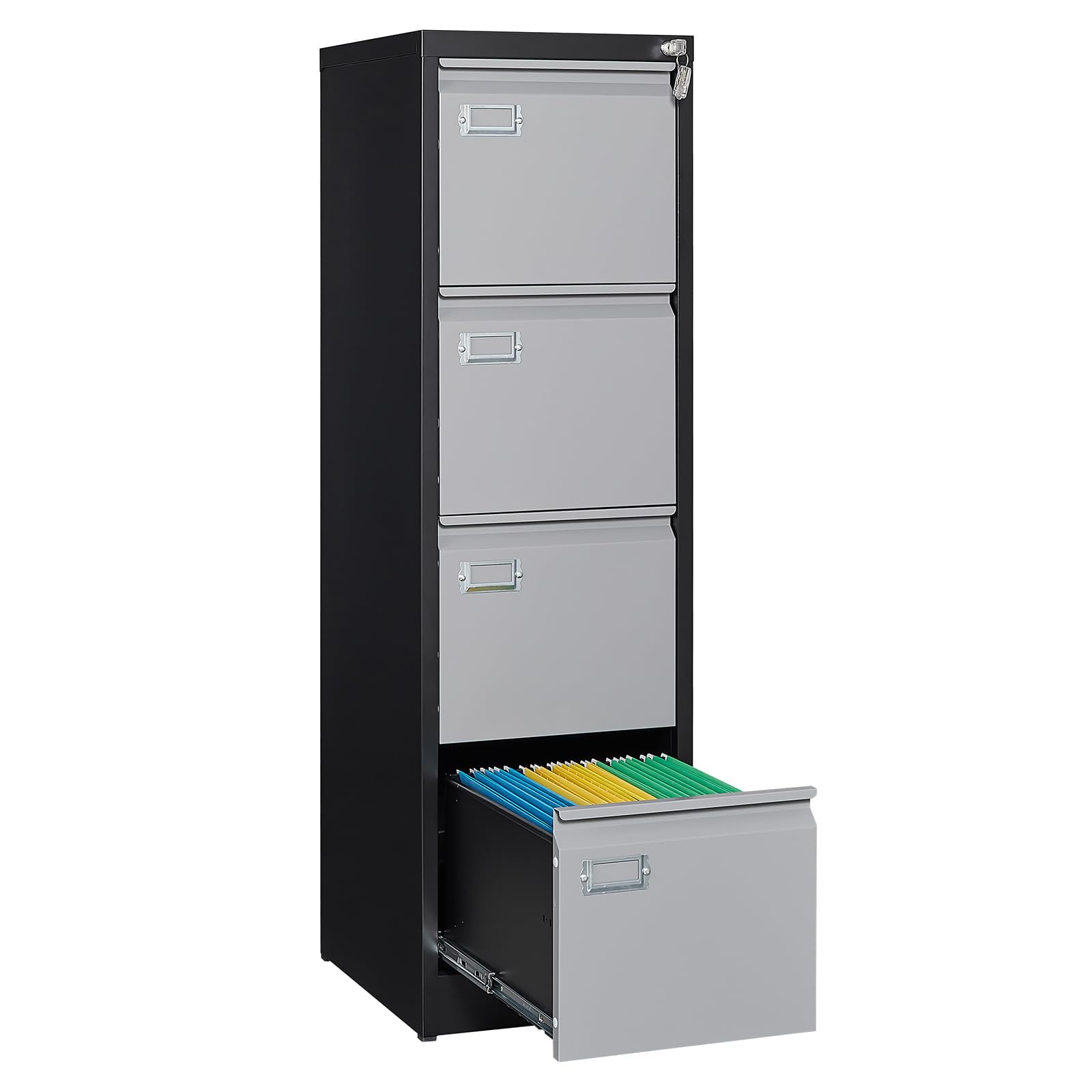 SISESOL 4 Drawer Vertical File Cabinet with