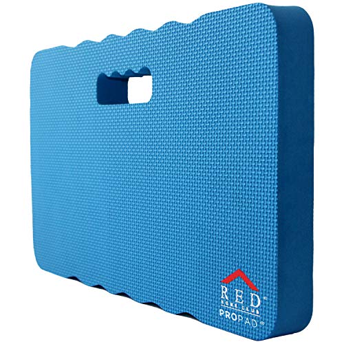 Thick Kneeling Pad, Garden Kneeler for Gardening, Bath Kneeler for Baby Bath, Kneeling Mat for Exercise & Yoga, Knee Pad for Work, Floor Foam Pad, Extra Large (XL) 18 x 11 x 1.5 Inches, Blue