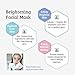 MIRAE Beauty 8 Minutes Brightening Facial Sheet Mask - Hypoallergenic Essence that Lightens Uneven Skin Tone for Radiant Looking Hydrated Skin