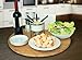 Noveltia 21-Inch Bamboo Lazy Susan Turntable Rotating Tray