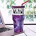 tifanso Reusable Silicone Drinking Straws - 14 Pieces Big Size Flexible Straws Including Cleaning Brushes Compatible for 20 and 30 oz Tumblers RTIC/Yeti, Extra Long Bendy Straw, No Rubber Taste