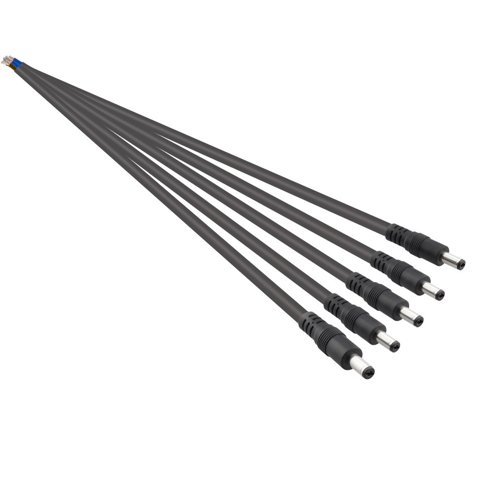 SIM&NAT 18 AWG DC Power Pigtail Cable, 2.1mm x