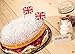 Topoox 100 Pack British Flag Party Cupcake Picks Toothpick Flag Dinner Flags Cake Toppers Decorations
