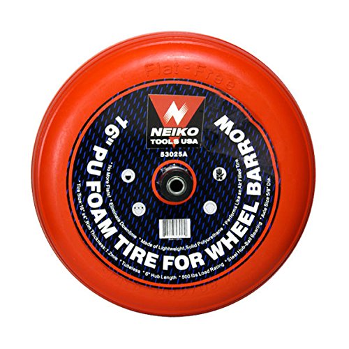 16" Flat-Free Foam Tire For Wheel Barrows